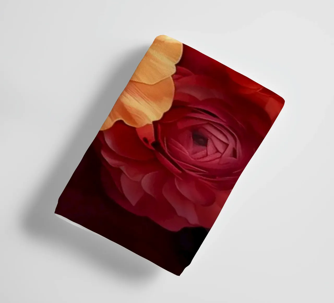 Fiori rossi asciugamano da bagno da Imagine