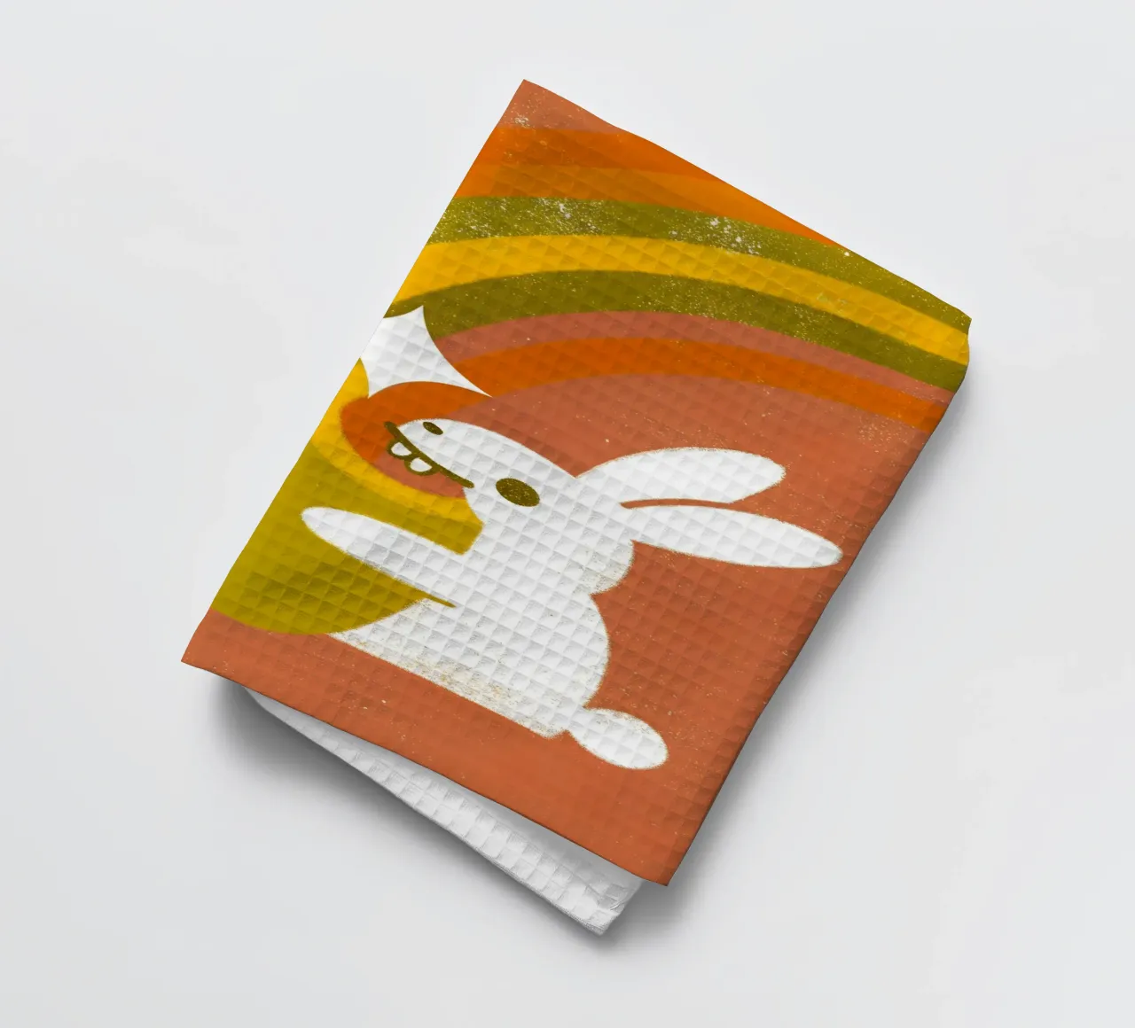 Lapin mangeant une pomme torchon de THE LATEST SHOP