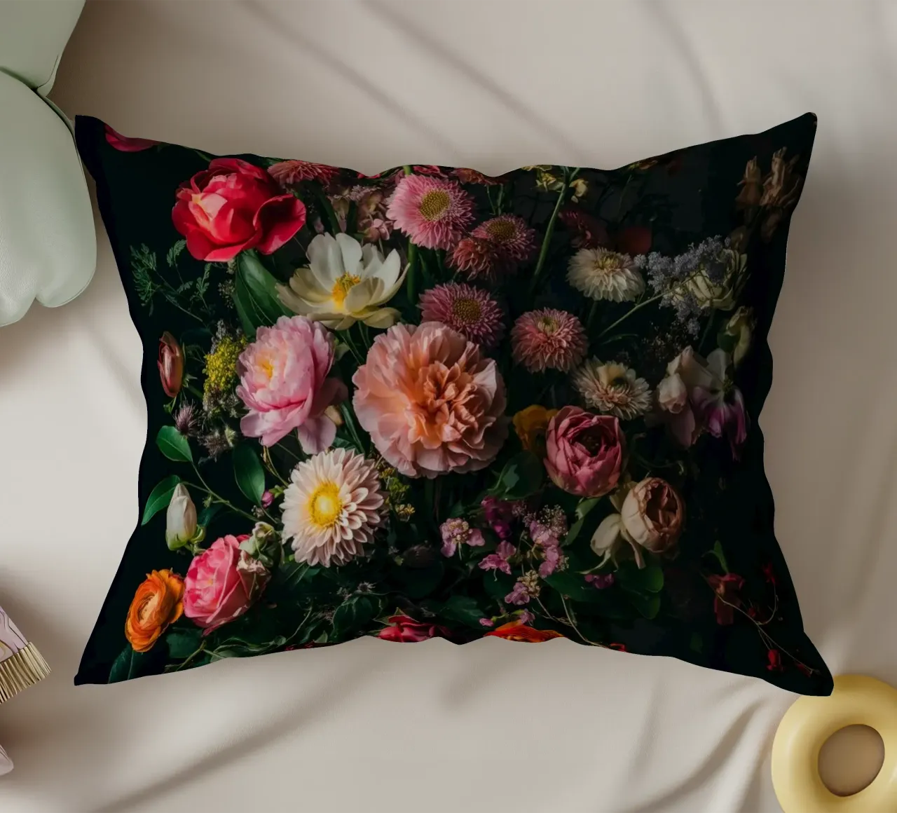 Fiori della vita silenziosa cuscino da Imagine