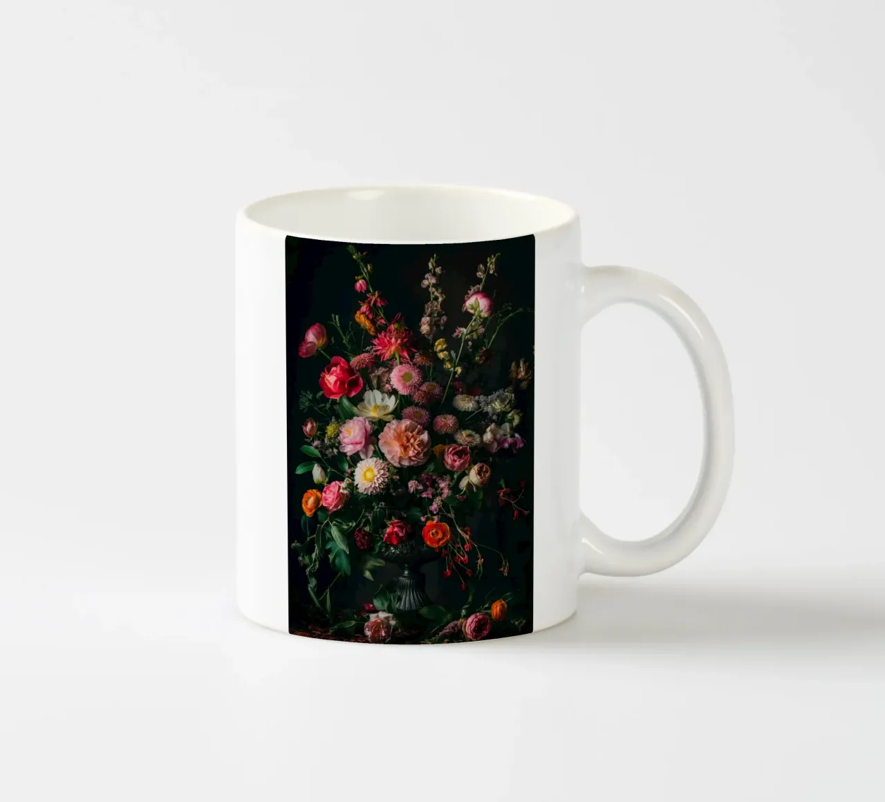 Fiori della vita silenziosa tazza in ceramica da Imagine