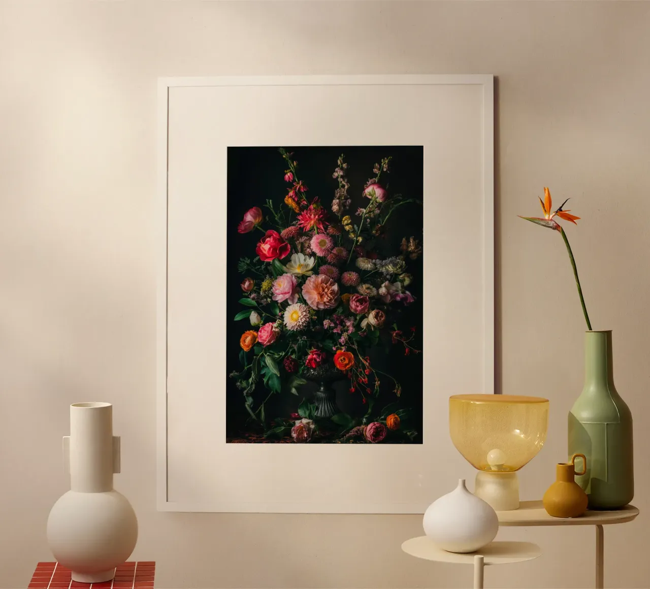 Fiori della vita silenziosa carta hahnemühle da Imagine