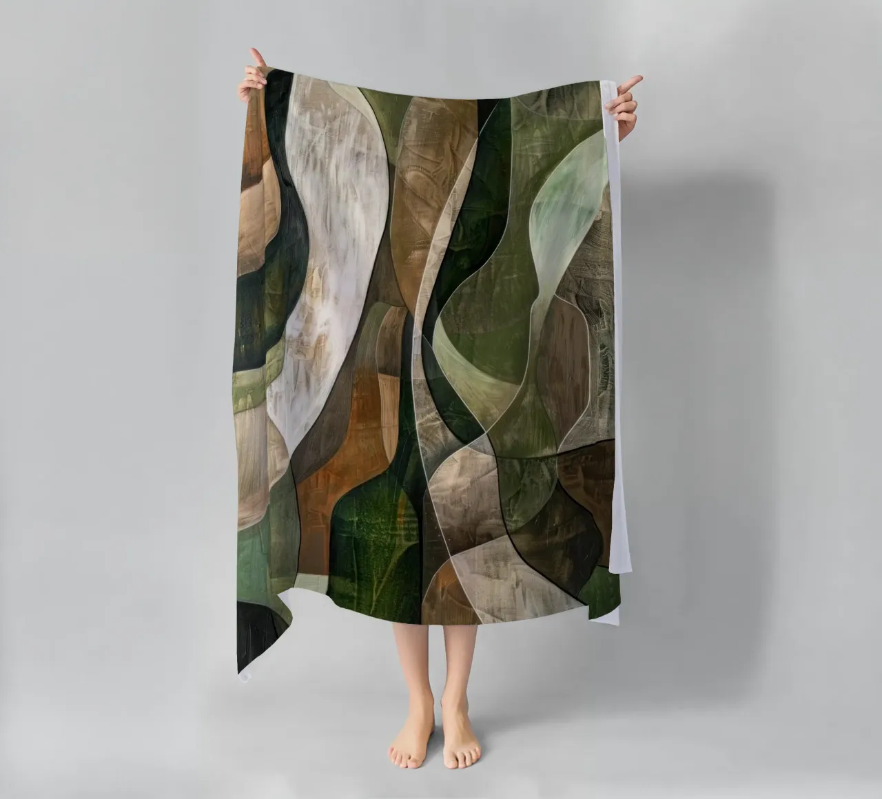 Abstract organ beach towel by Imagine