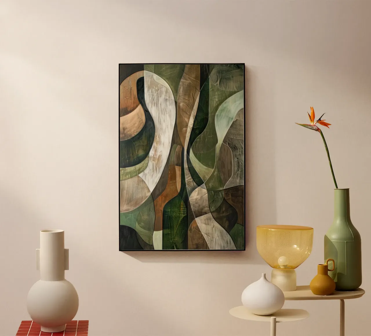 Abstract orgaan acryl van Imagine