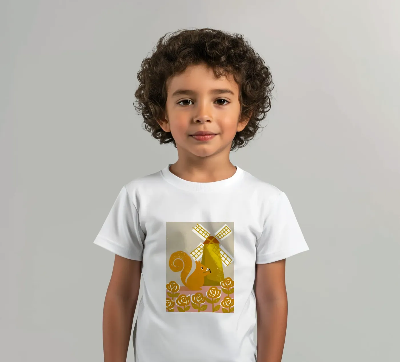 Scoiattolo del mulino a vento t-shirt bambini da THE LATEST SHOP