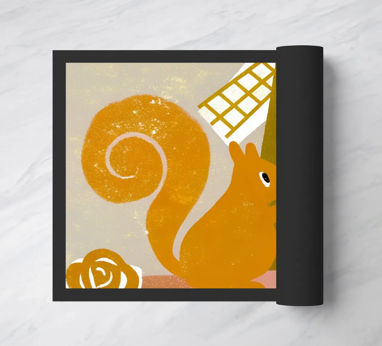 Windmill Squirrel doormat by THE LATEST SHOP