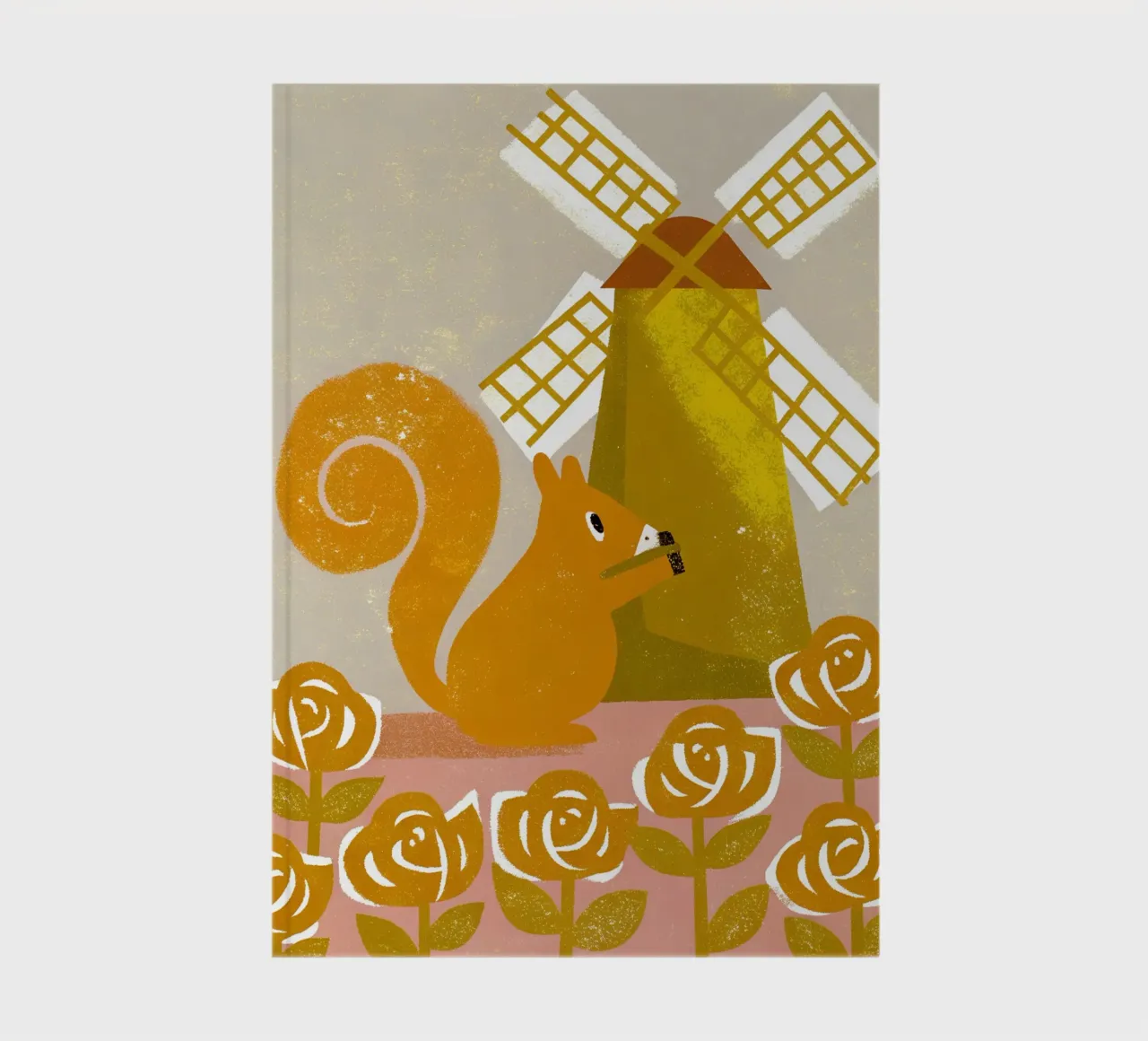 Windmill Squirrel notebook by THE LATEST SHOP