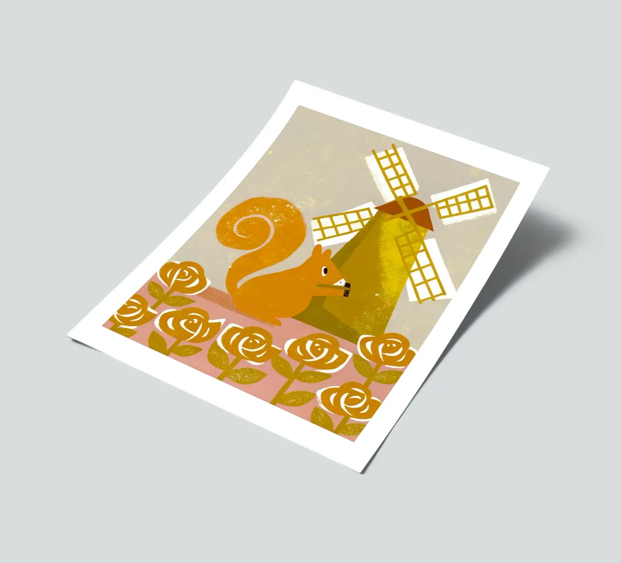 Windmill Squirrel sticker sheet by THE LATEST SHOP