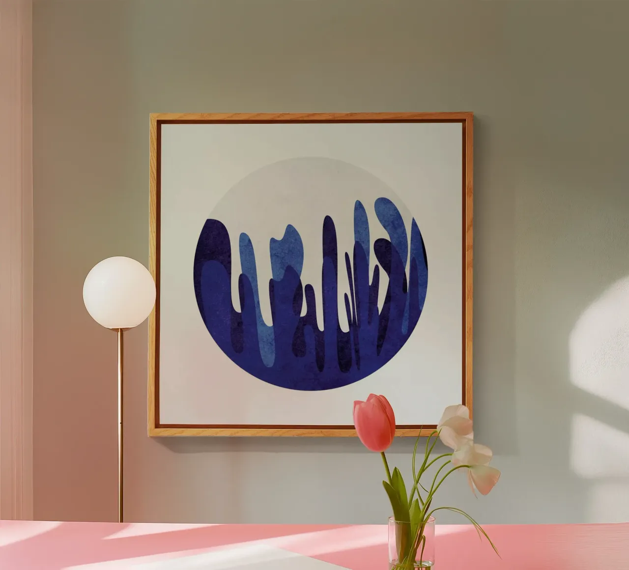 Blue Waves plexiglass da Abstract 888