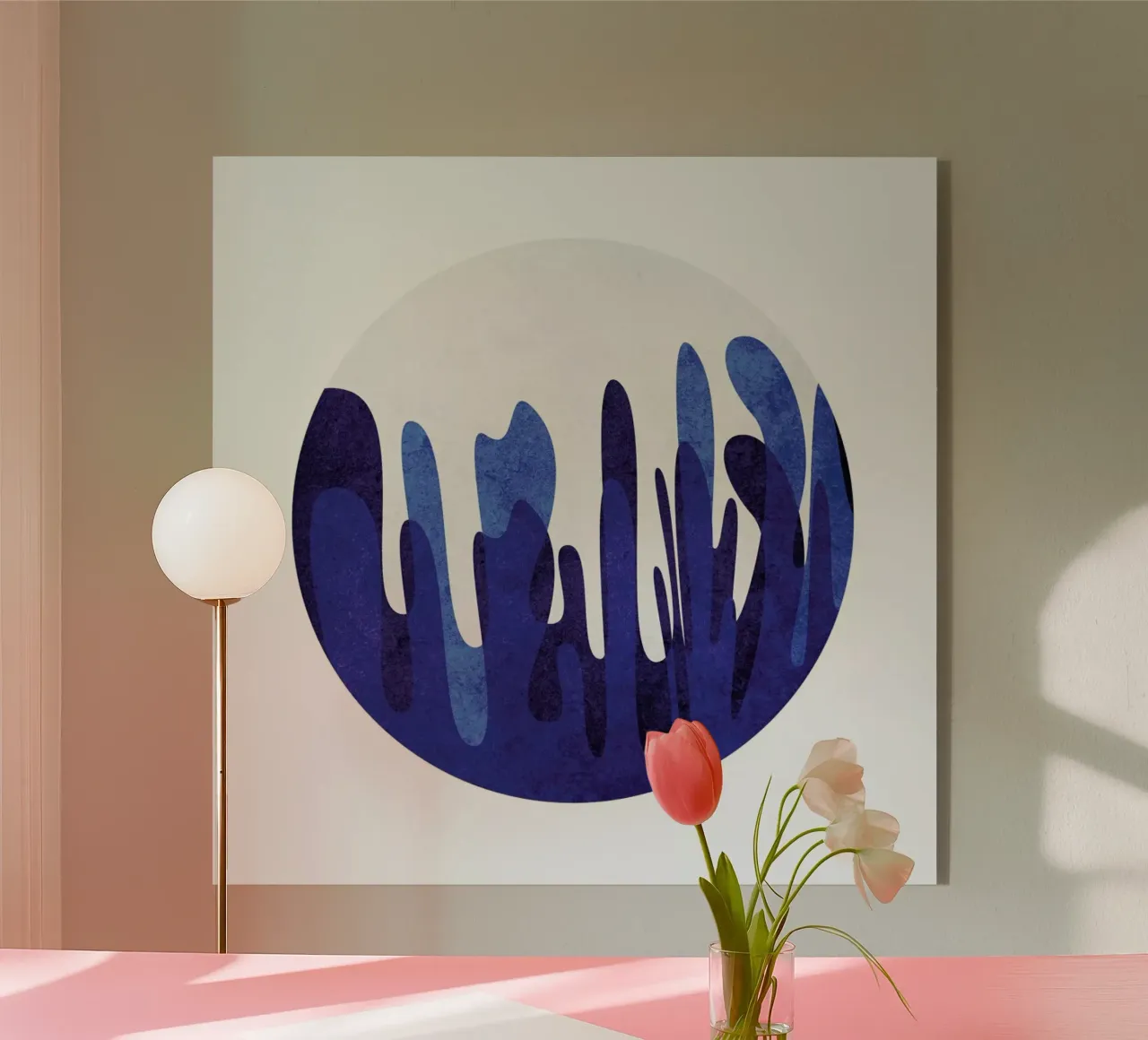 Blue Waves plexiglass da Abstract 888