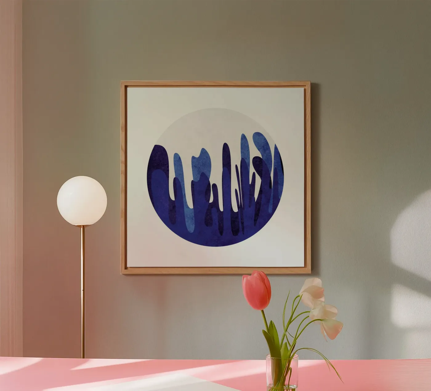 Blue Waves forex plate by Abstract Joy