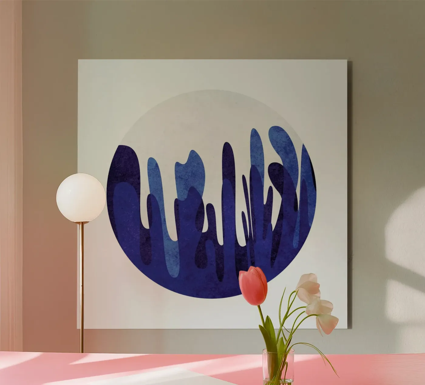 Blue Waves forex plate by Abstract Joy