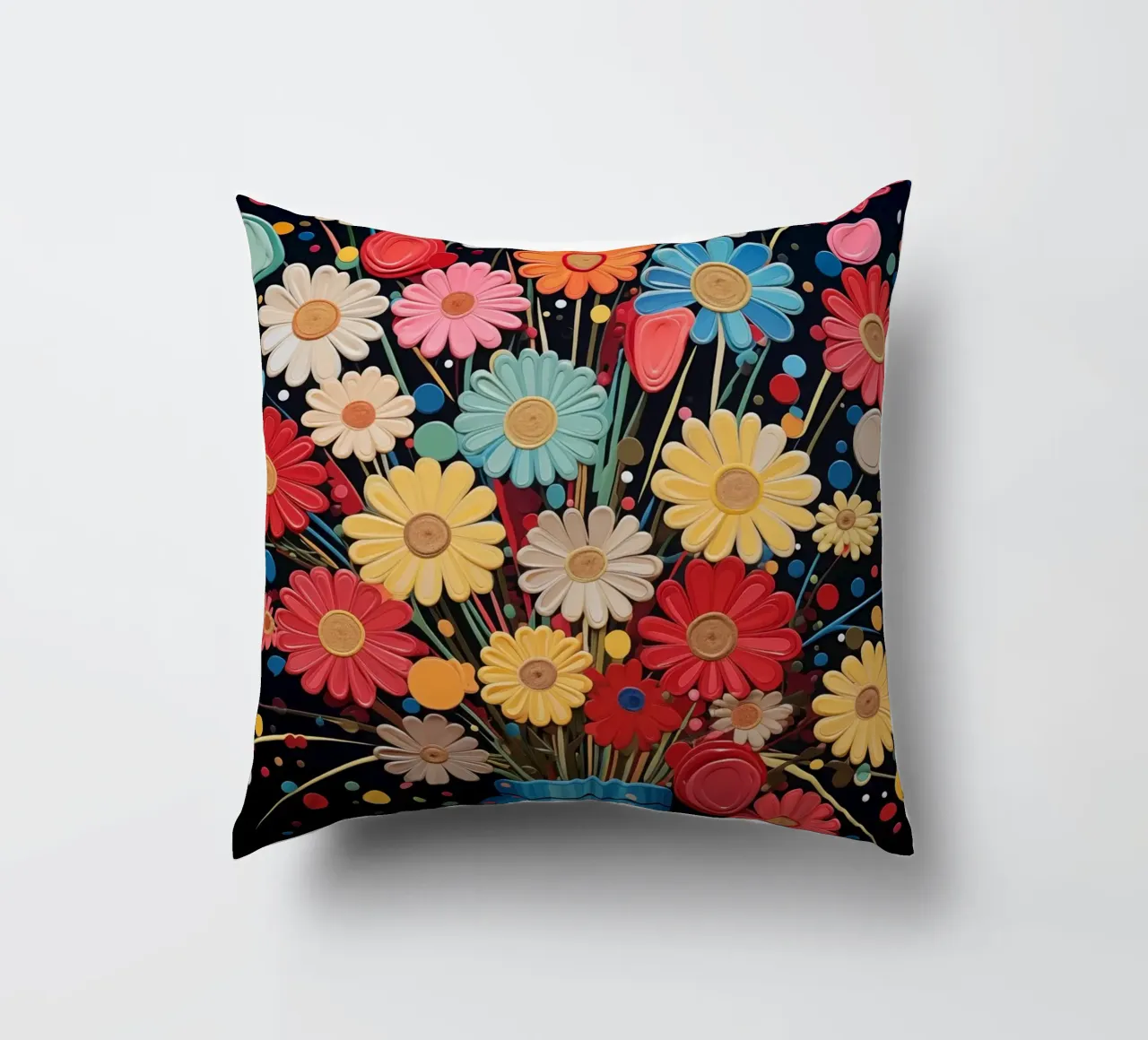 Un vaso con fiori cuscino da Imagine