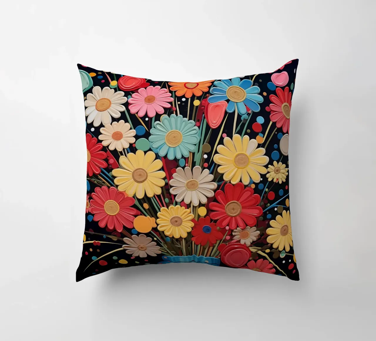 Un vaso con fiori cuscino da Imagine