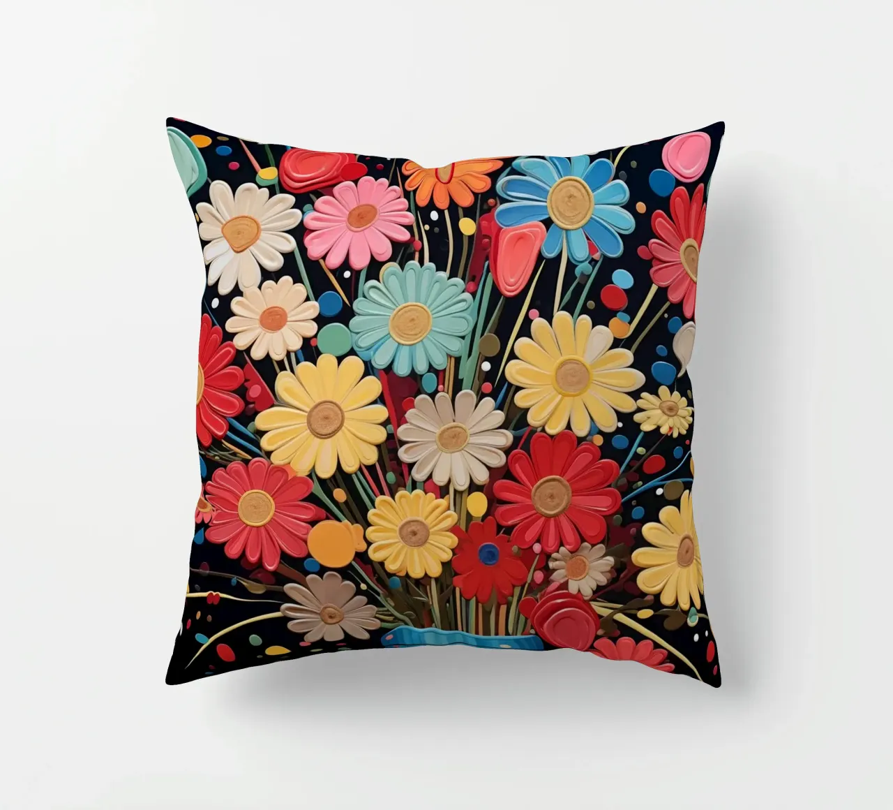 Un vaso con fiori cuscino da Imagine