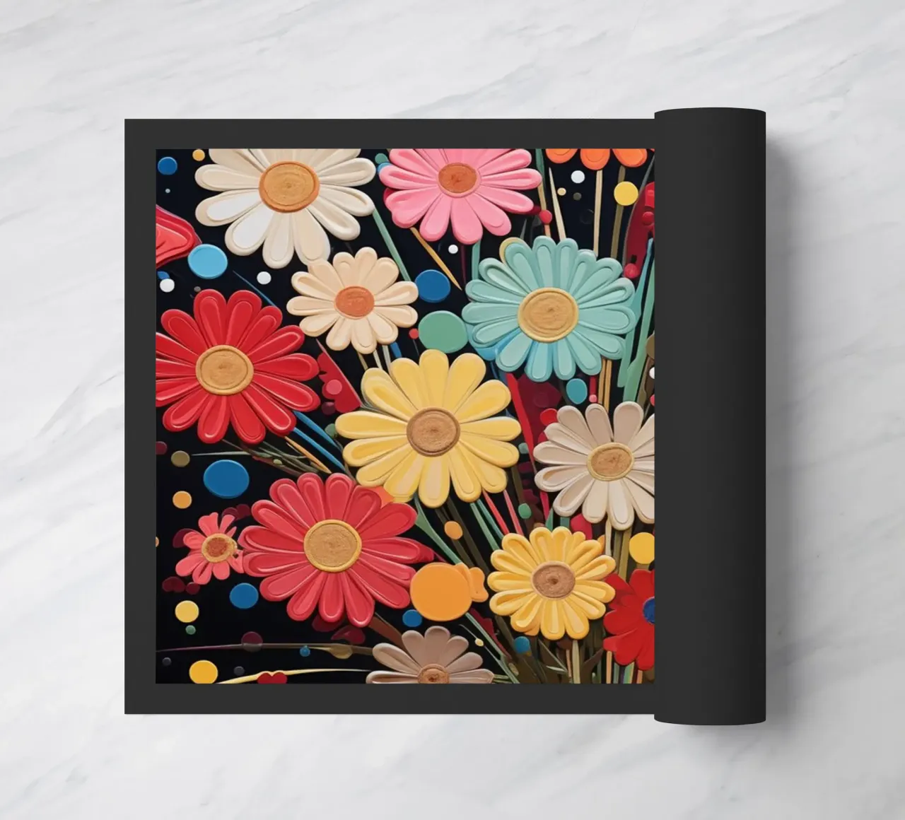 Un vaso con fiori zerbino da Imagine
