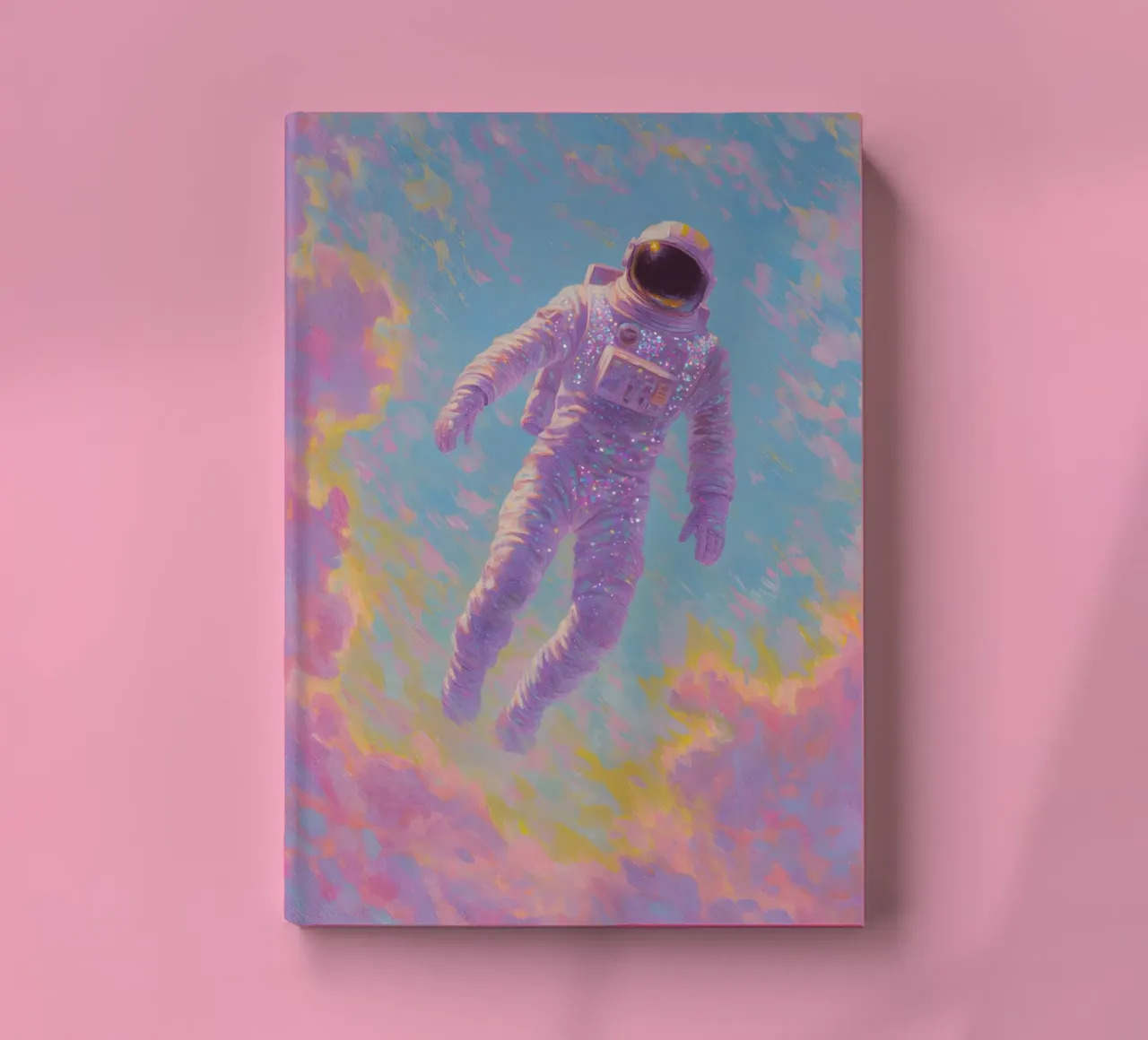 The Glitter Astronaut notebook by Gypsy Galleria