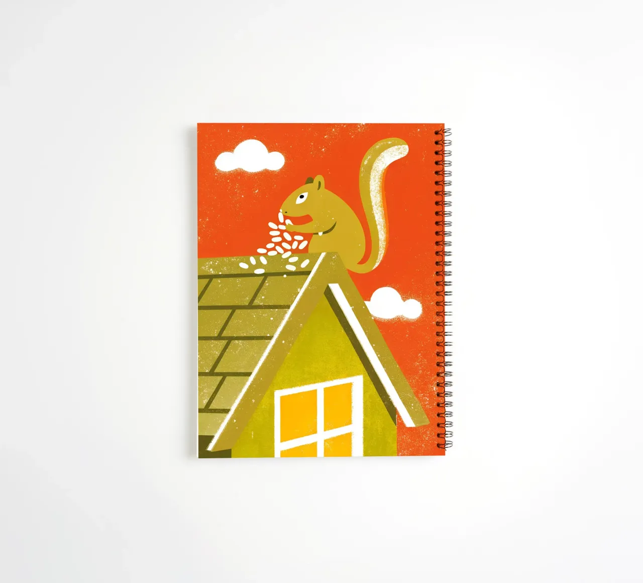 Ardilla en el tejado cuaderno de espiral de THE LATEST SHOP