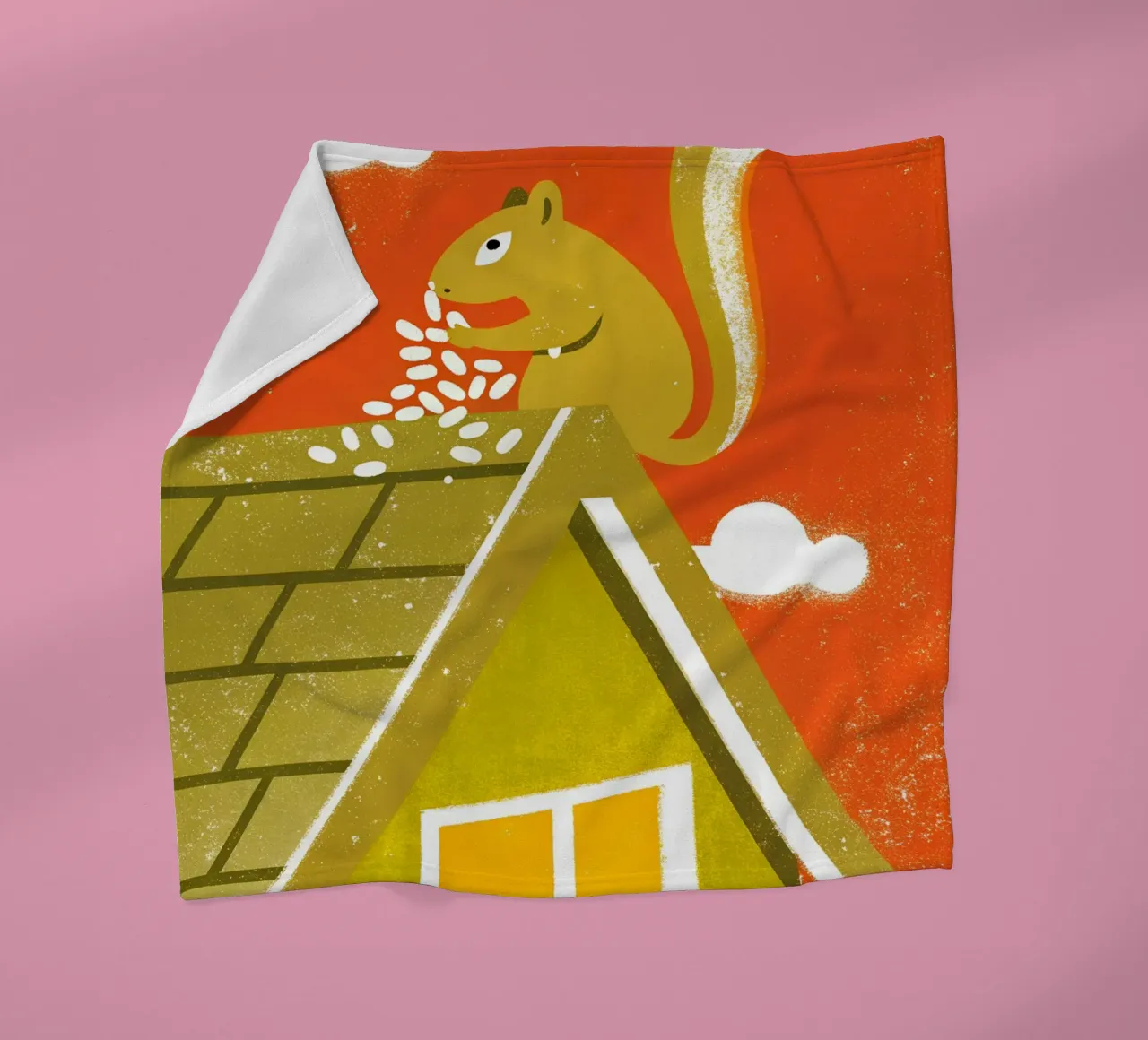 Scoiattolo sul tetto coperta in pile da THE LATEST SHOP
