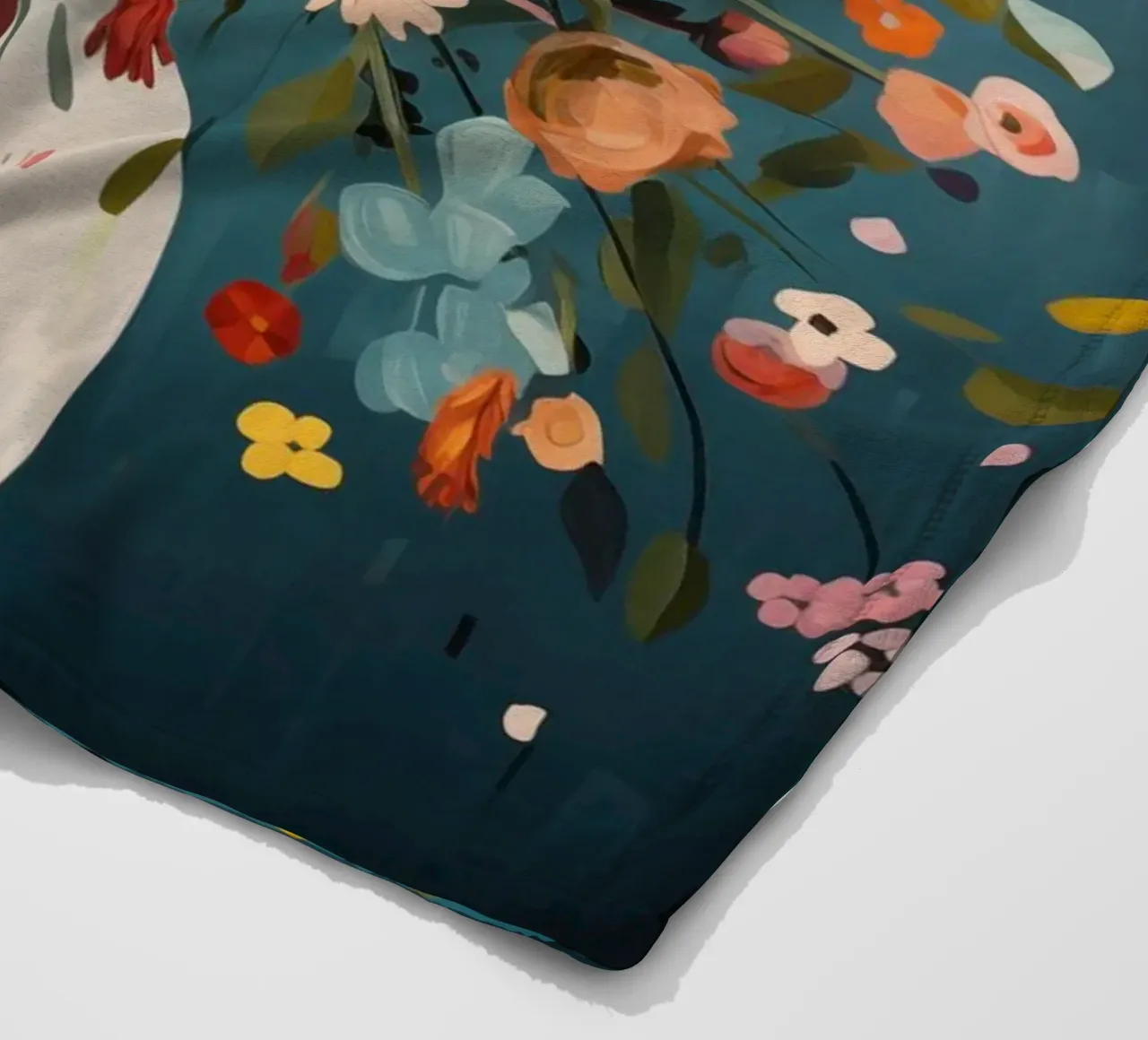 Fiori colorati coperta in pile da Imagine