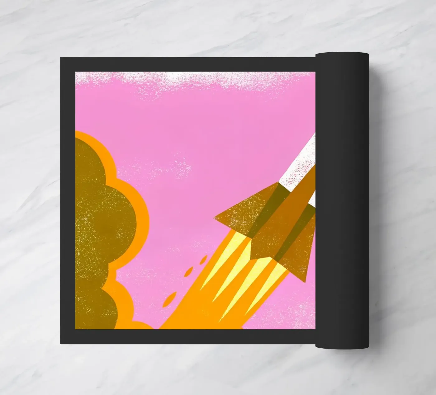 Fusée volante paillasson de THE LATEST SHOP