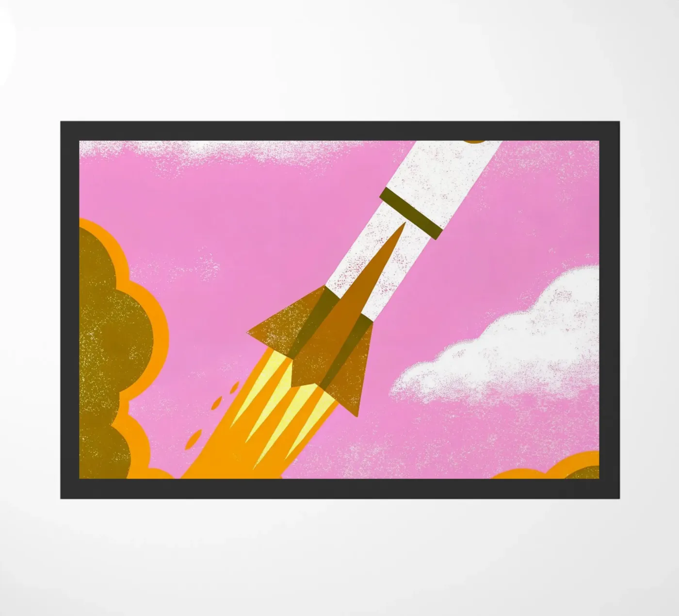 Fusée volante paillasson de THE LATEST SHOP