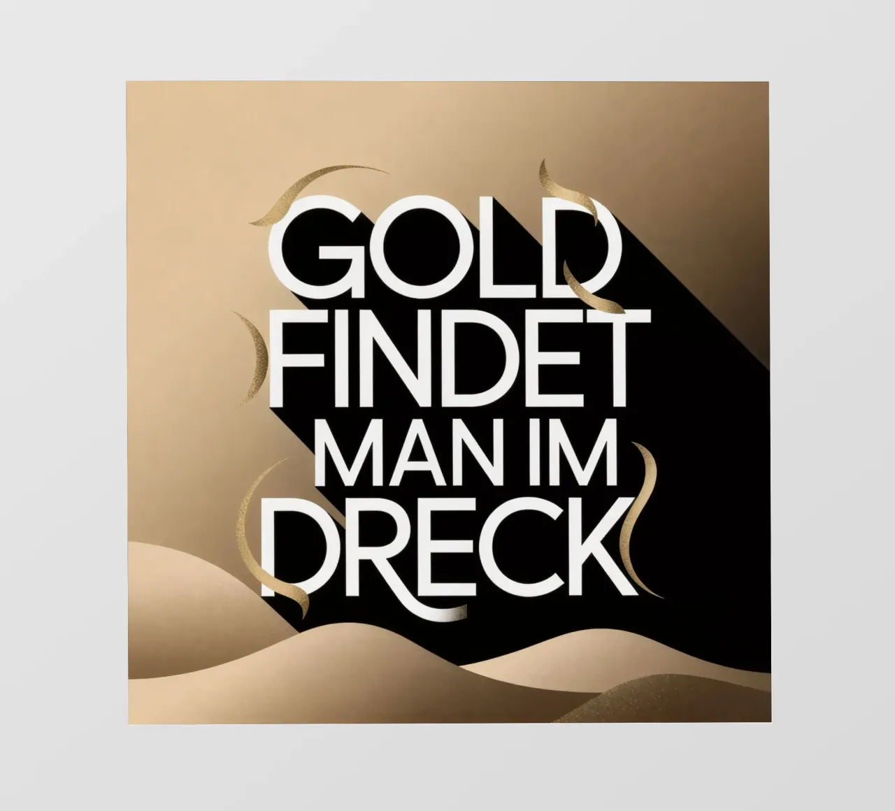 Gold Dreck pellicola backlit da Aphorismiker
