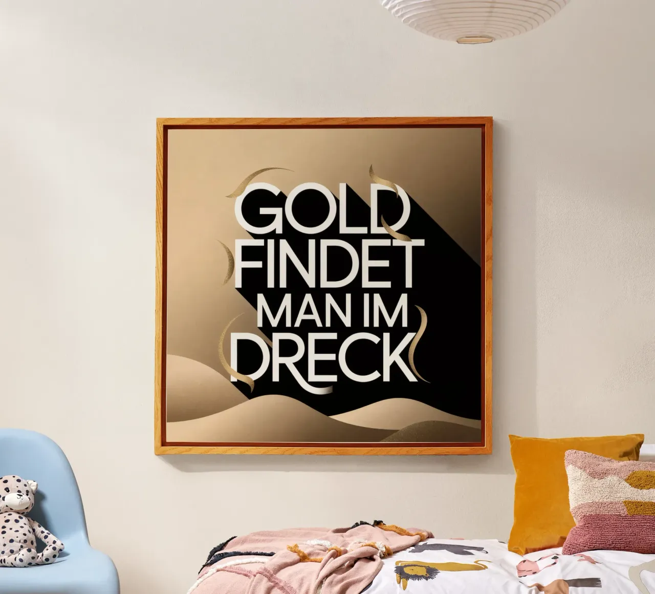 Gold Dreck plexiglass da Aphorismiker