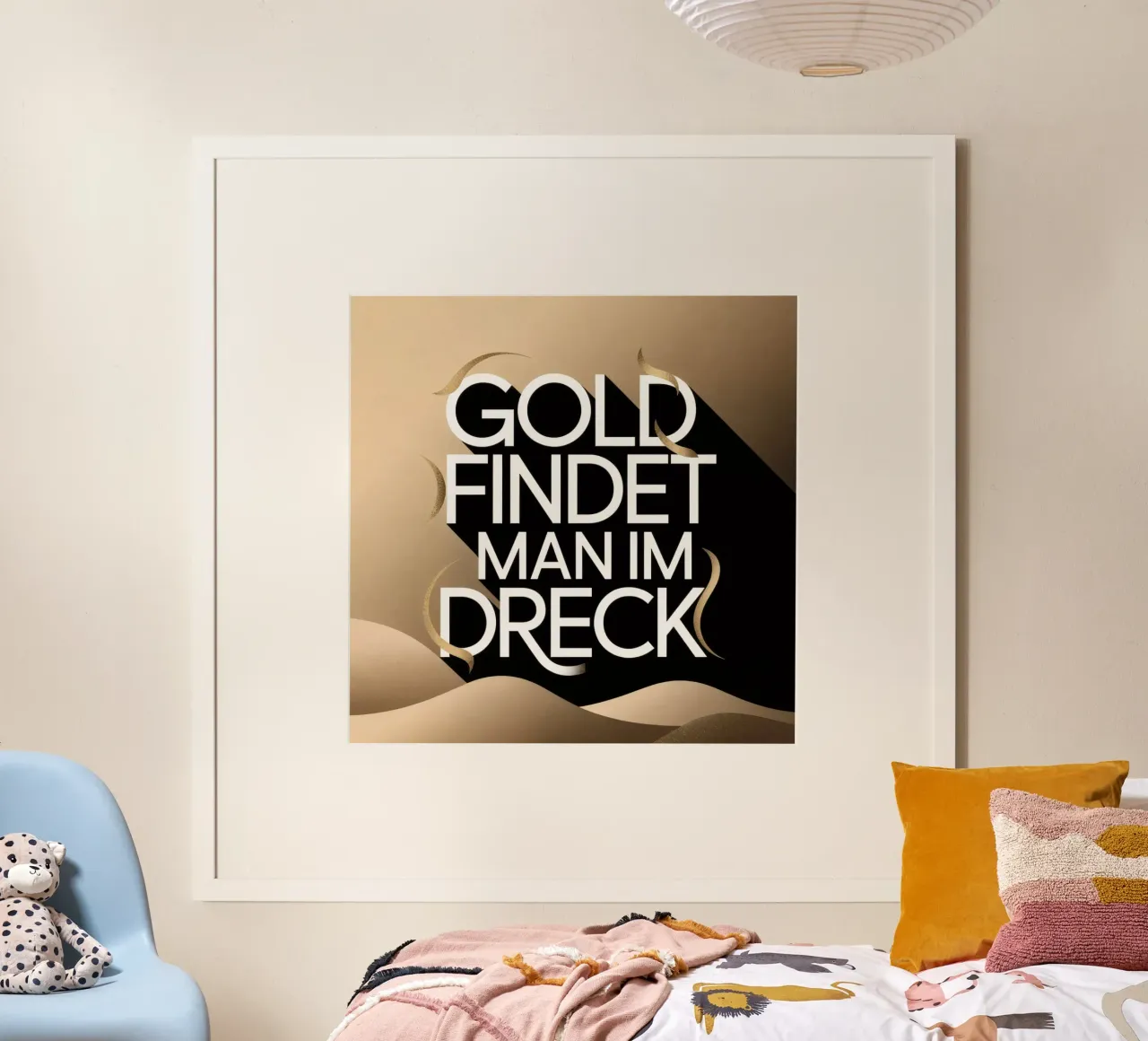 Gold Dreck poster da Aphorismiker