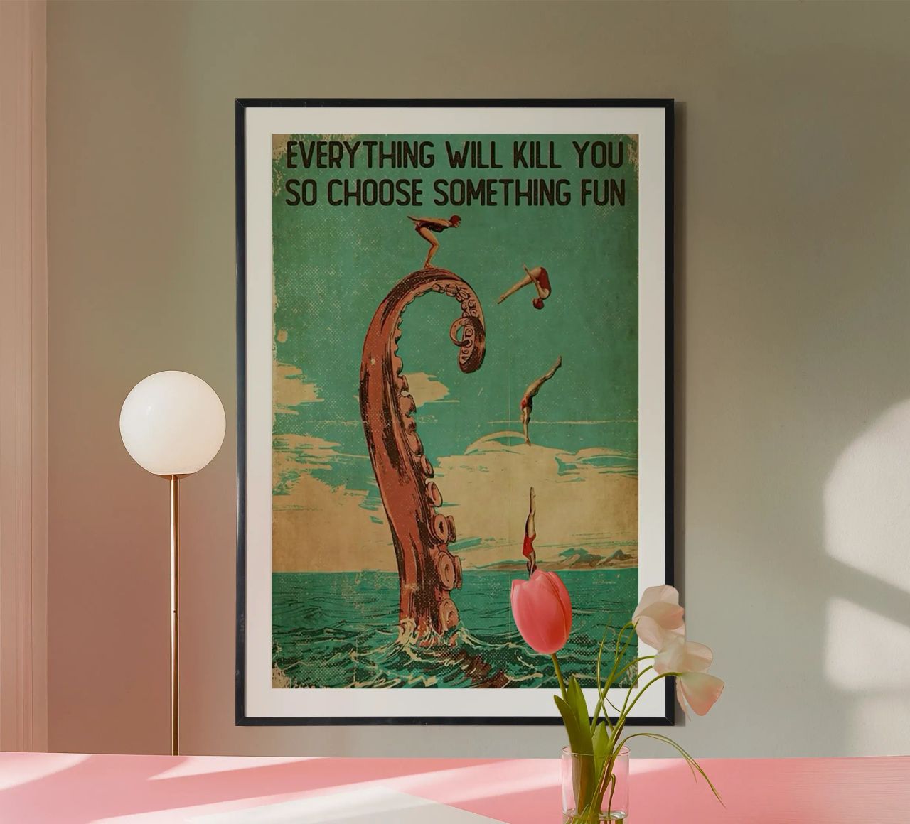Tout vous tuera poster de Witon name shop