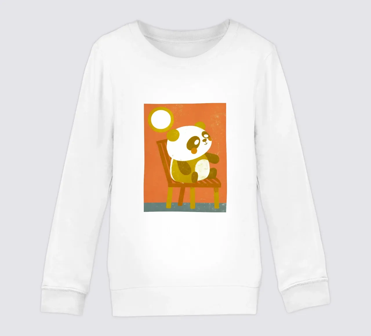 Sitting Panda kids sweatshirt by THE LATEST SHOP