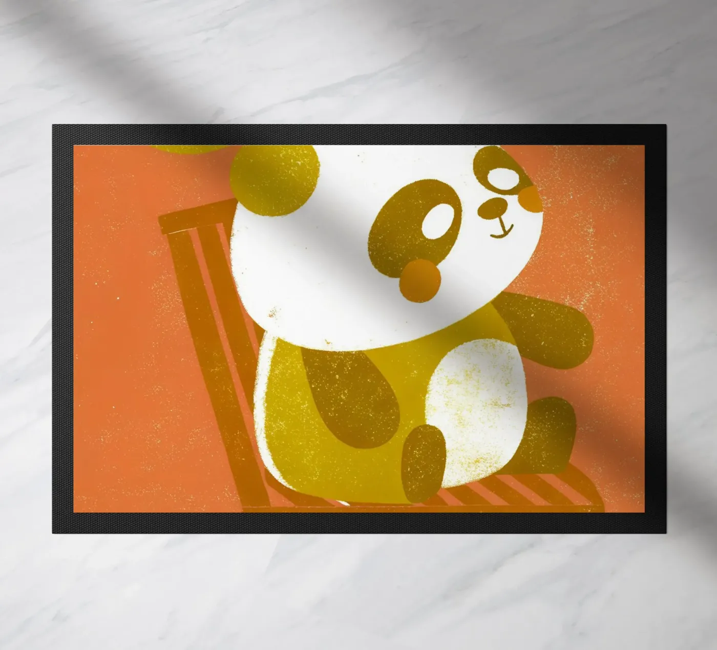 Sitzender Panda Fußmatte von THE LATEST SHOP