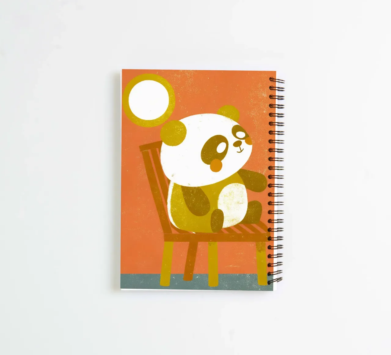 Sitting Panda spiral notebook by THE LATEST SHOP