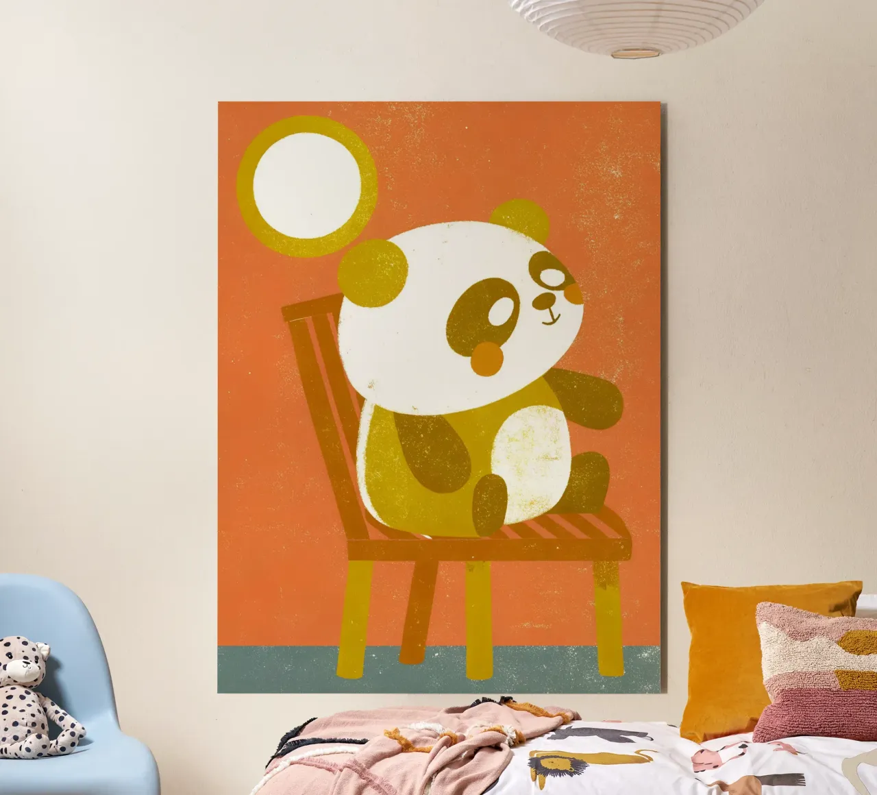 Sitting Panda alu-dibond by THE LATEST SHOP