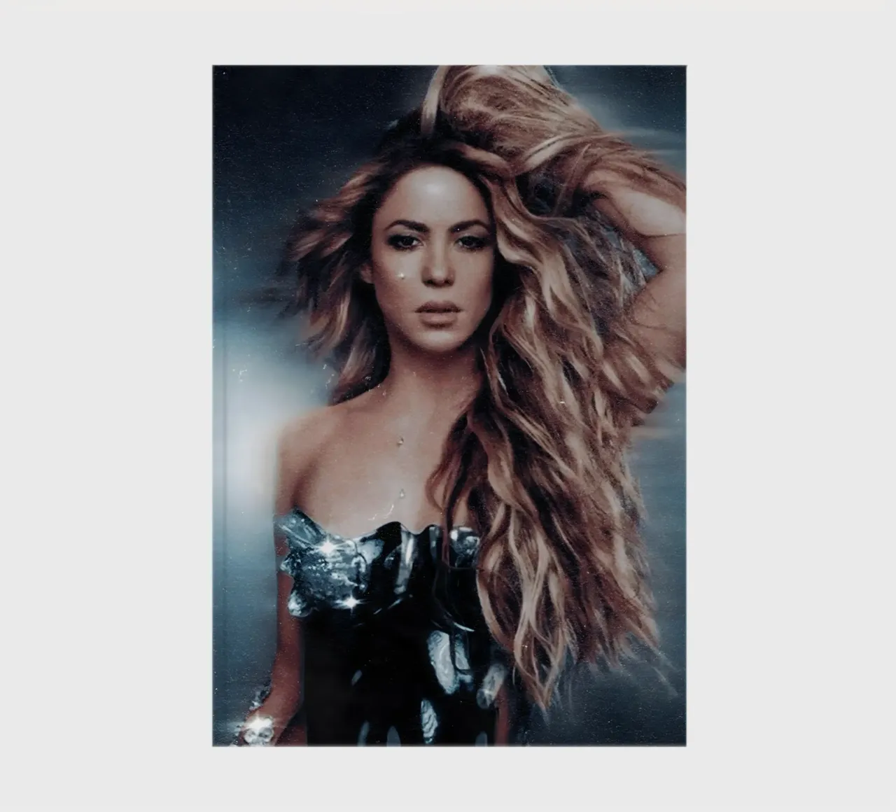 Shakira notebook by Low poly art