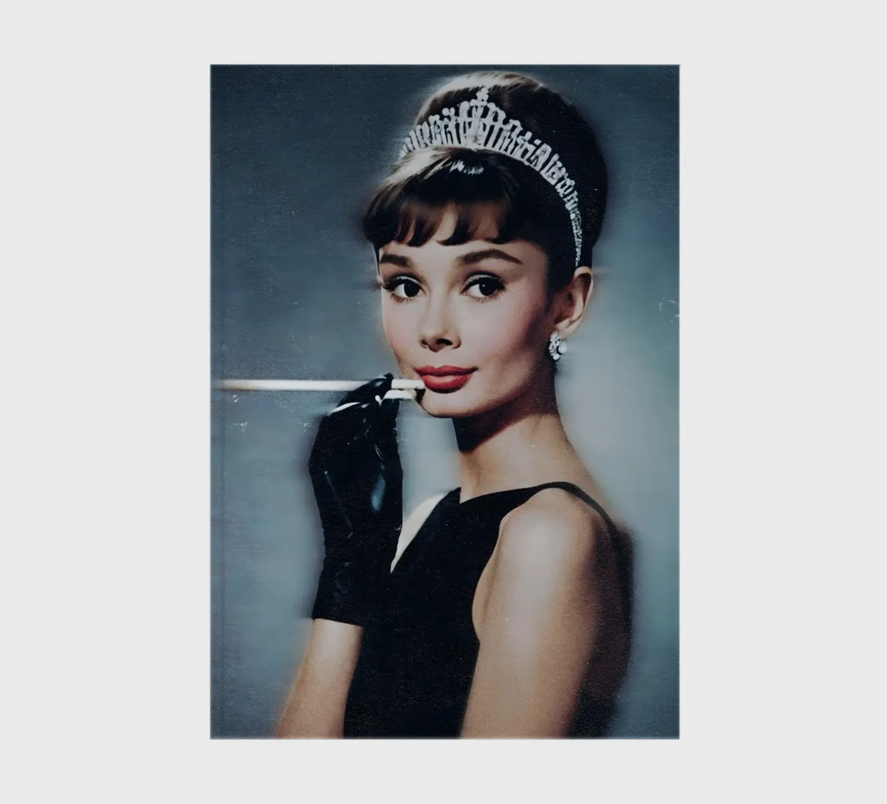 Audrey Hepburn notebook by Low poly art