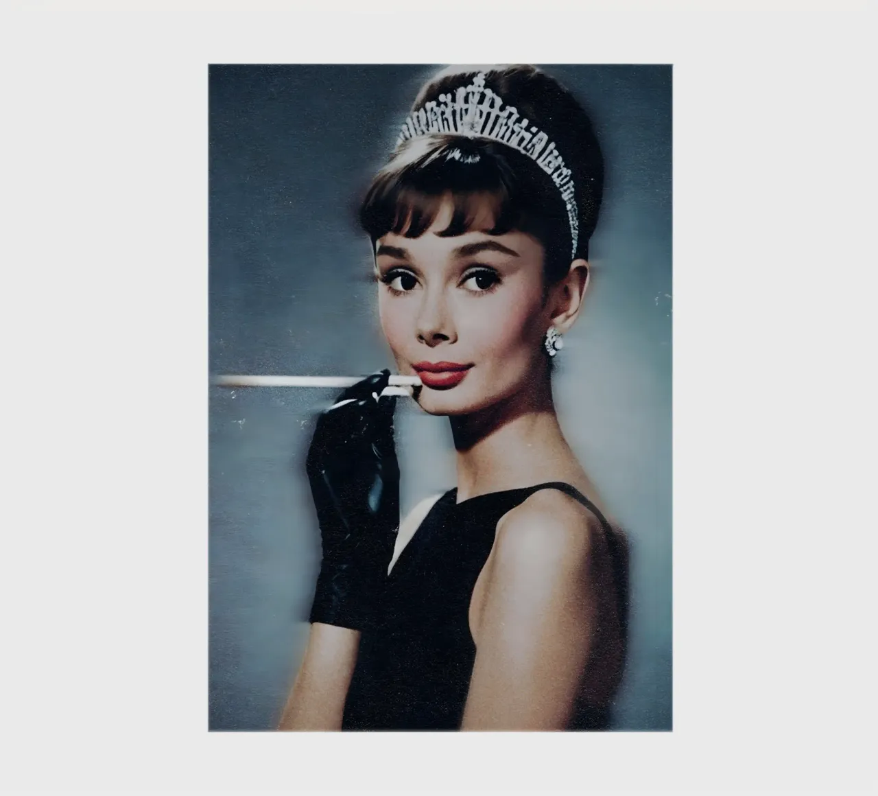 Audrey Hepburn notebook by Low poly art