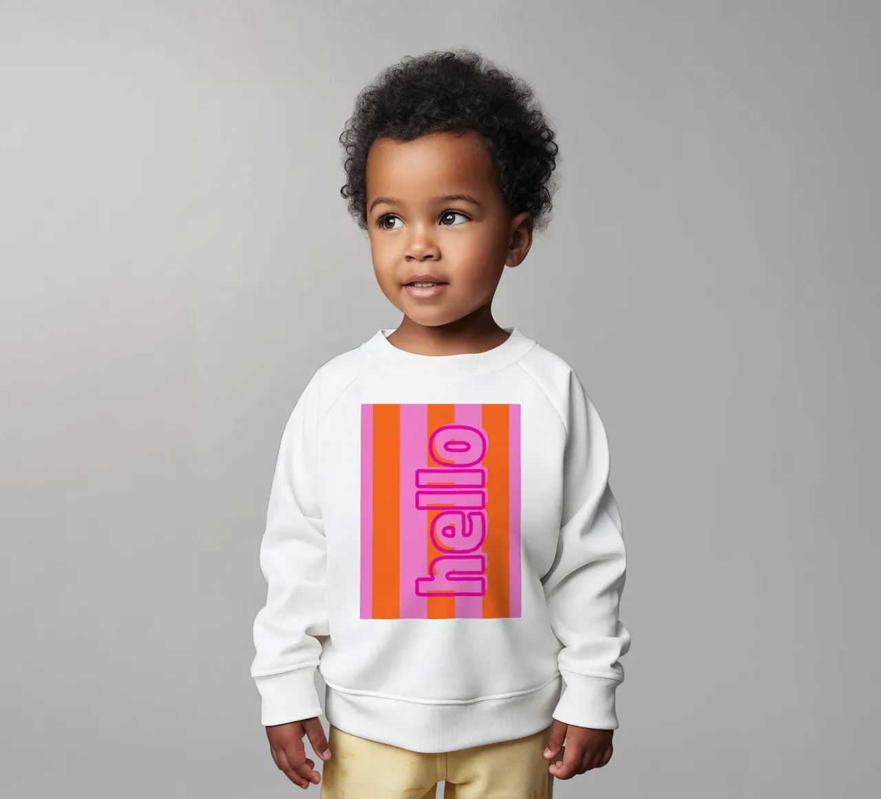 hello baby sweatshirt by DigiWunderwerk