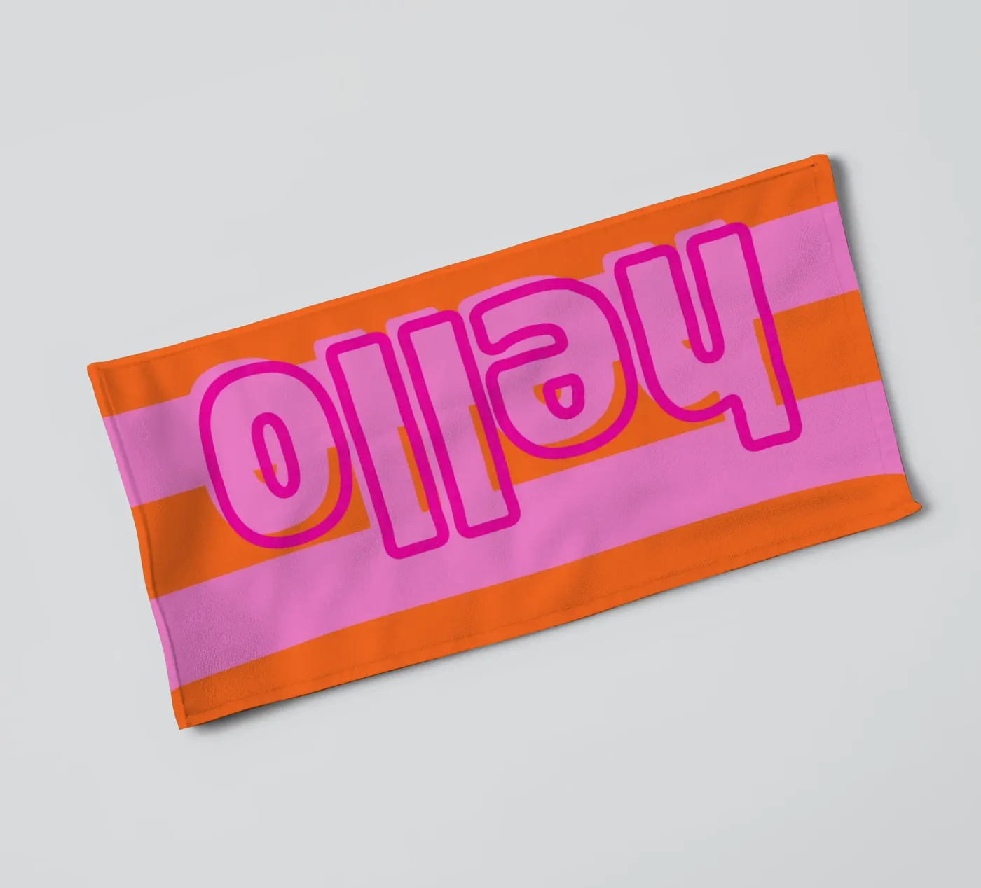 hello badhanddoek van DigiWunderwerk