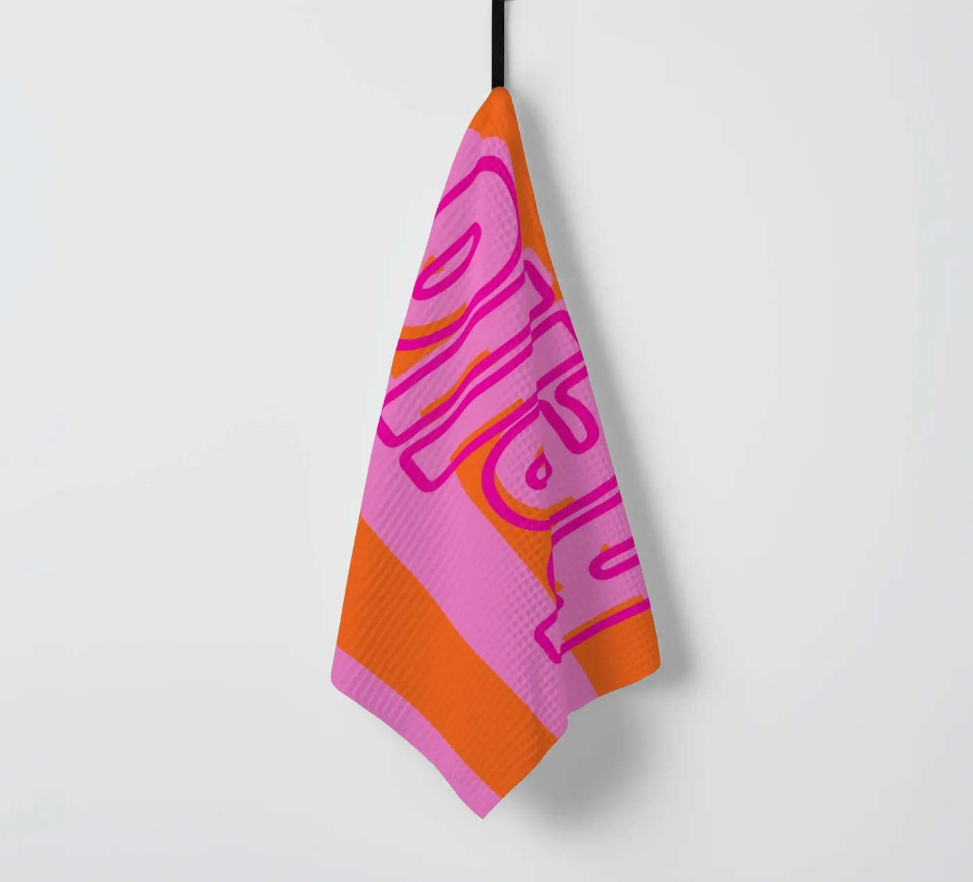 hello Geschirrtuch von DigiWunderwerk