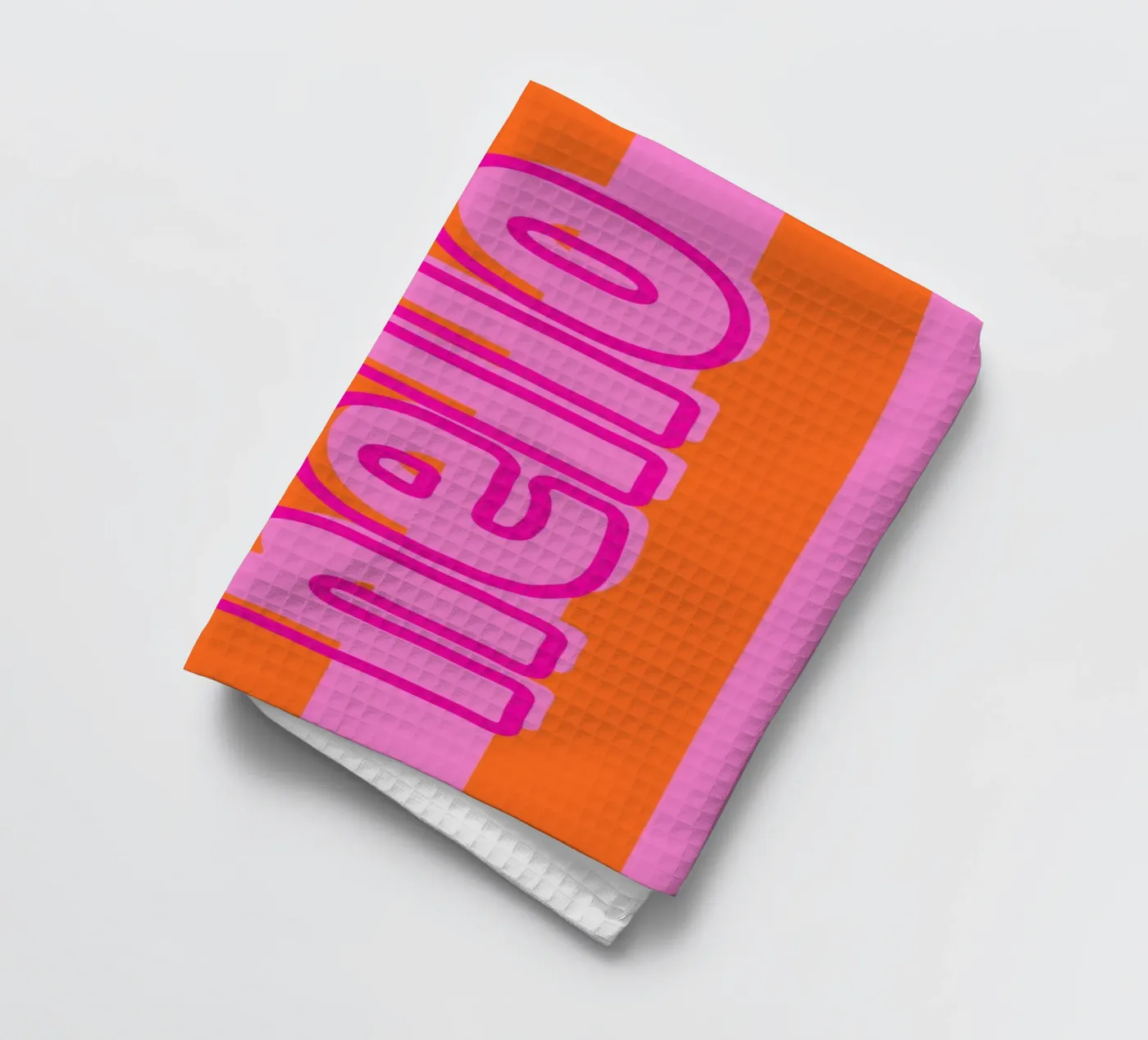 hello Geschirrtuch von DigiWunderwerk