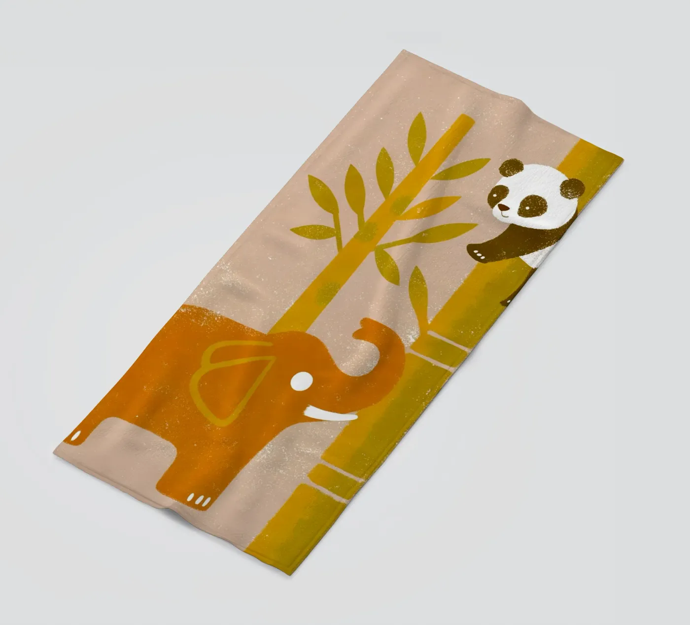 Elephant and Panda telo mare da THE LATEST SHOP