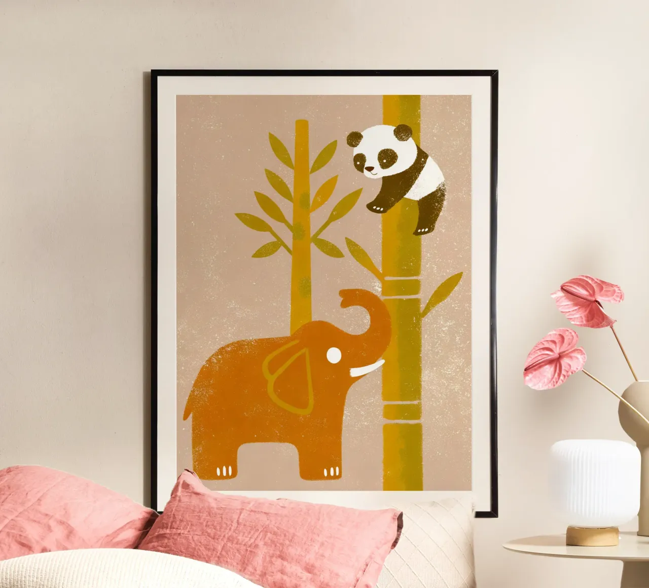 Elefante e Panda poster da THE LATEST SHOP