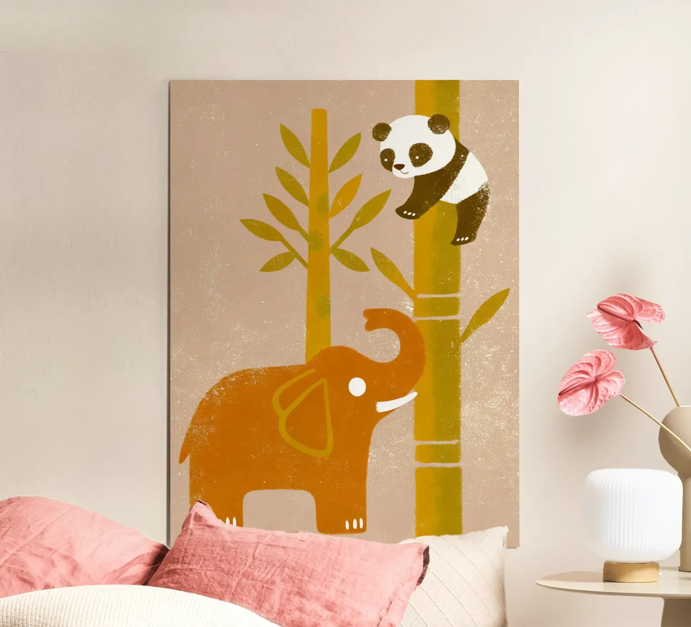 Elephant and Panda poster van THE LATEST SHOP