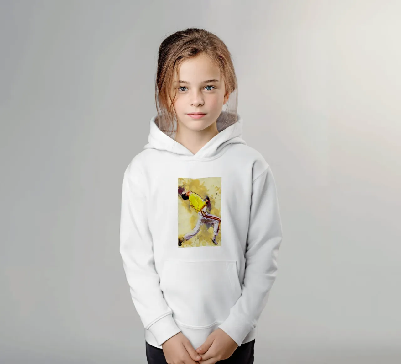 Manchar a Freddie Mercury sudadera con capucha para niño de Gunawan Rb