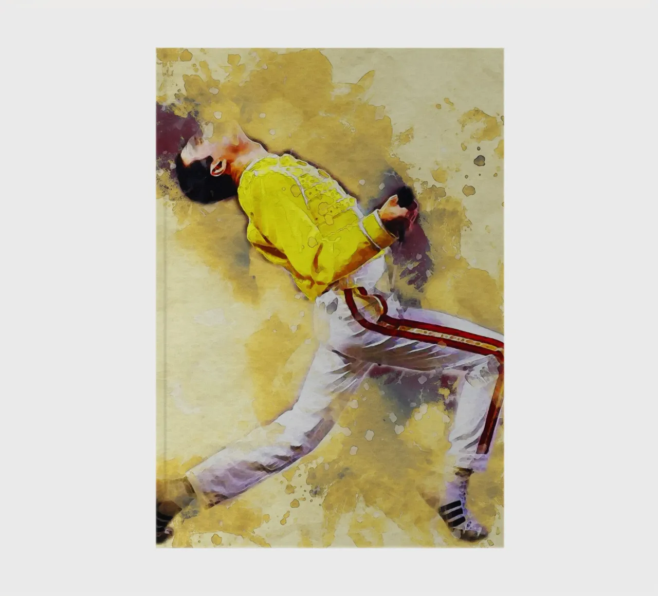 Smudge Freddie Mercury notebook by Gunawan Rb