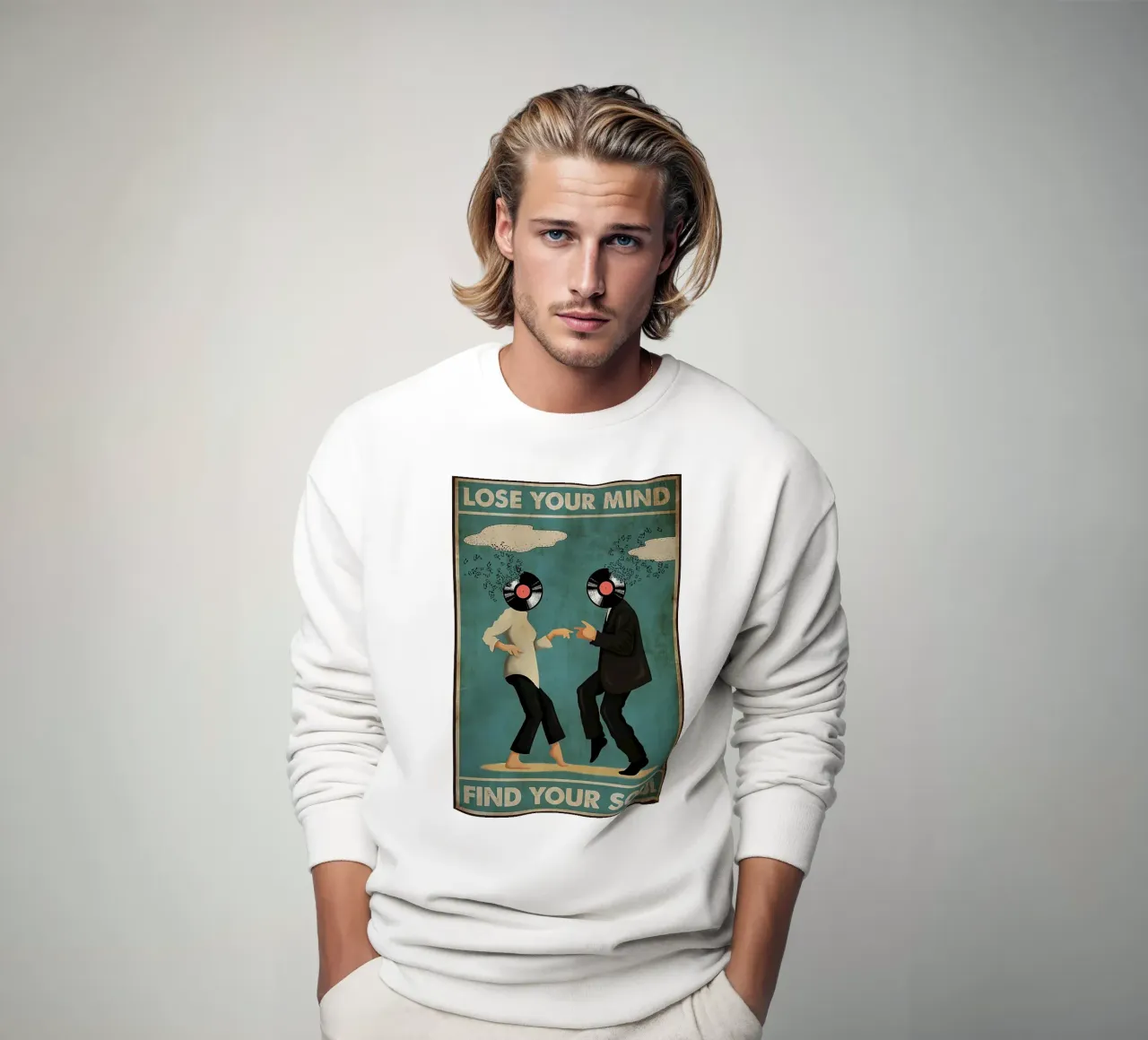 Due persone stanno ballando Perdere la mente Trovare l'anima felpa da Aaronshop