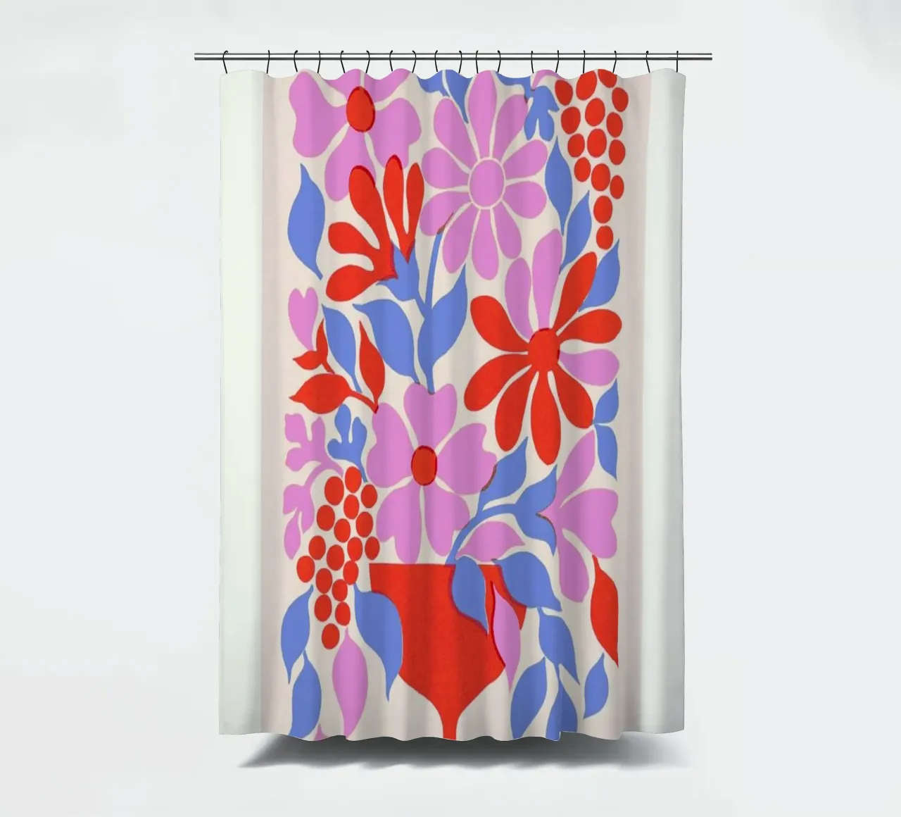 Paris Flower Market shower curtain by Pure