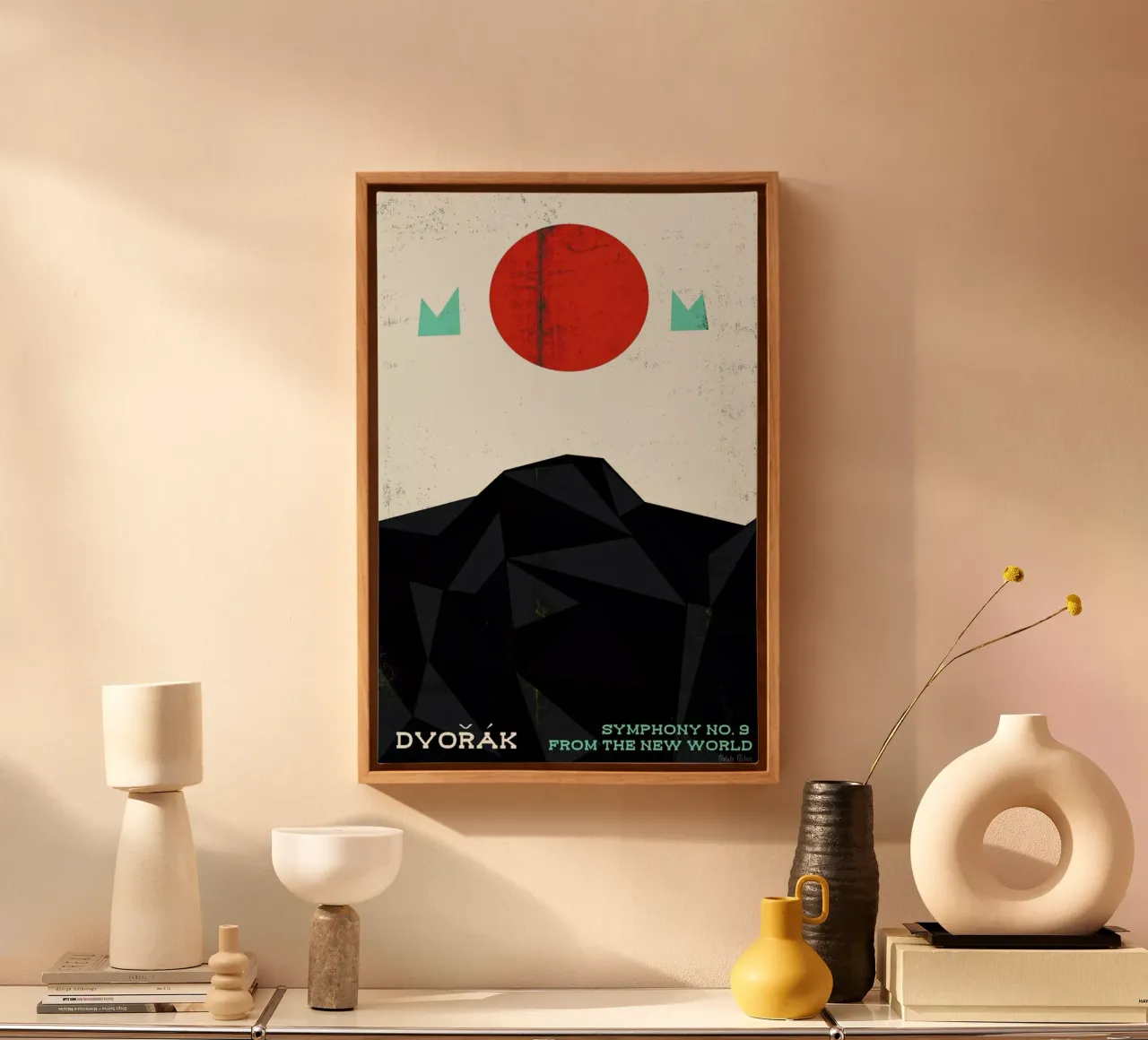 Dvorak - New World Symphony tela con Cornice a cassetta da Prelude Posters