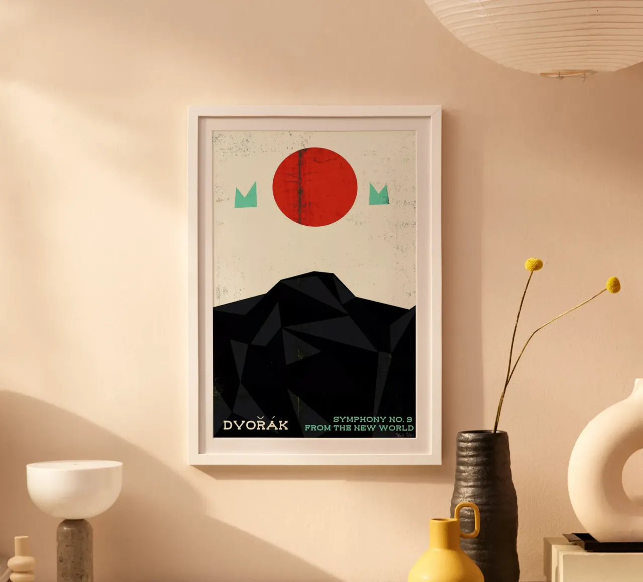 Dvorak - New World Symphony poster con telaio in legno da Prelude Posters