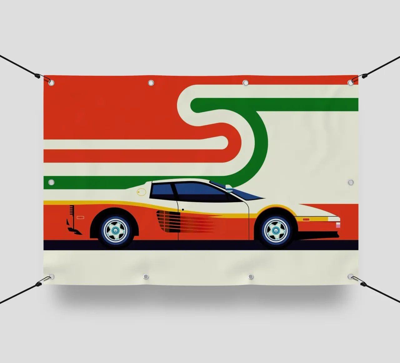 Ferrari Side telo in pvc da Bo Lundberg